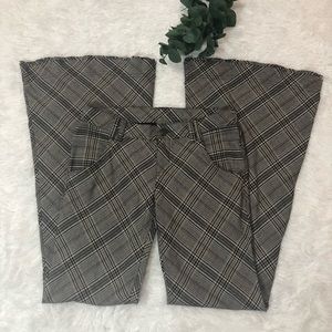 Free People plaid pants sz 2